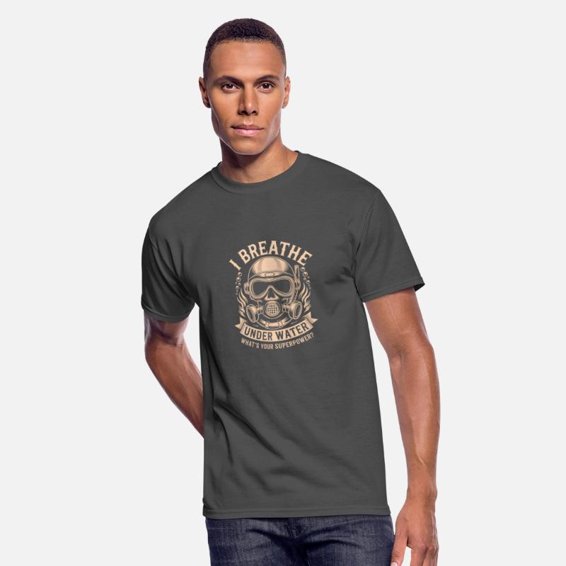 I Breathe Underwater Vintage Scuba Diver Scuba
