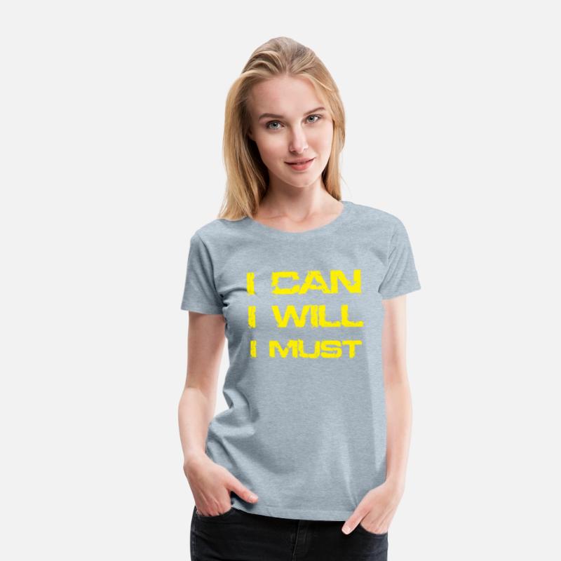 I Can I Will I Must Success Motivational Gym