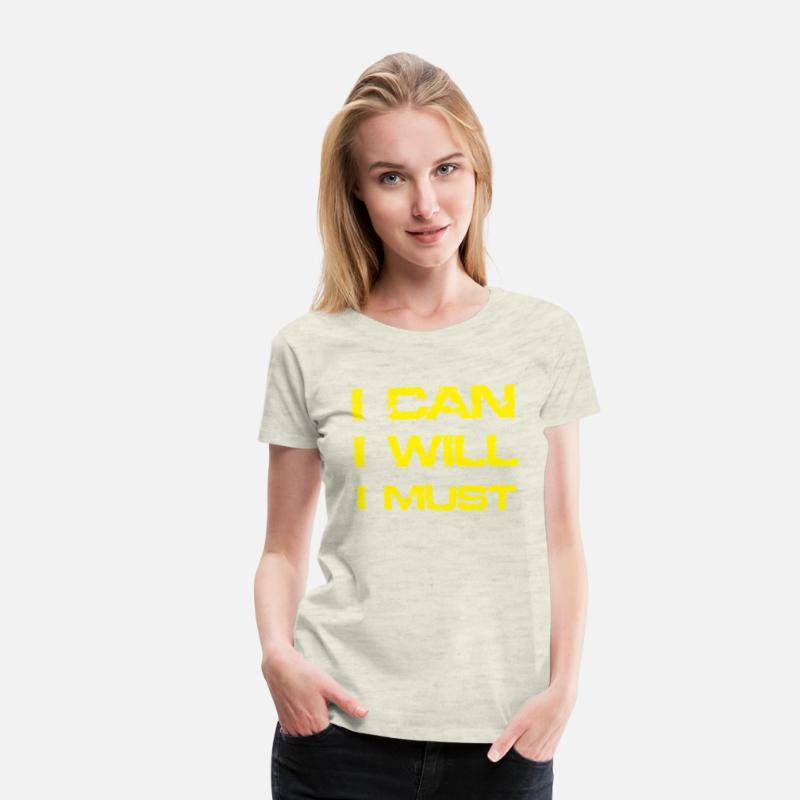 I Can I Will I Must Success Motivational Gym