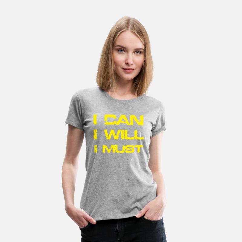 I Can I Will I Must Success Motivational Gym