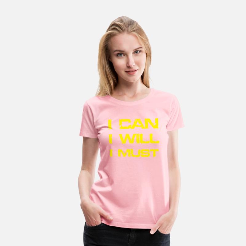 I Can I Will I Must Success Motivational Gym