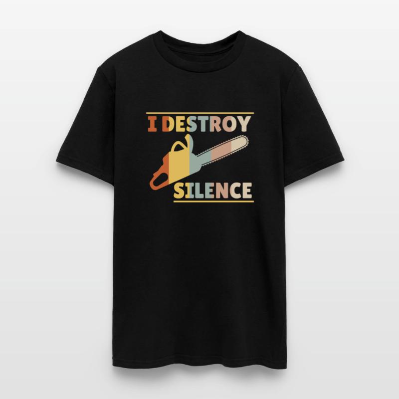 I Destroy Silence Chainsaw