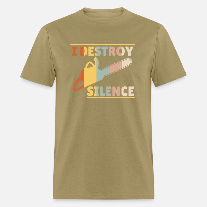 I Destroy Silence Chainsaw