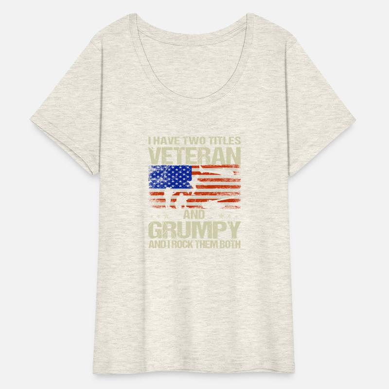 I Have Two Titles Veteran And Grumpy Fathers Day