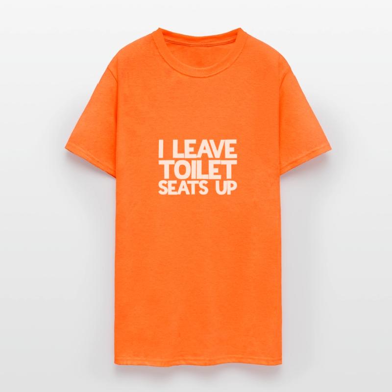 I Leave Toilet Seats Up Funny Men's Toilet Humor