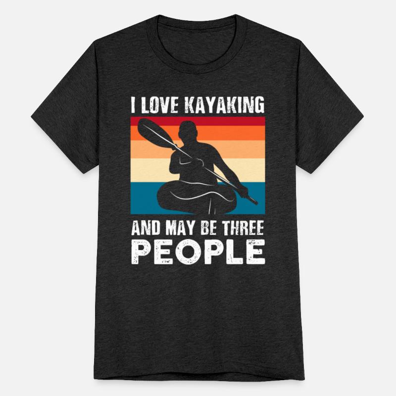 i like kayaking and may be 3 people padding river