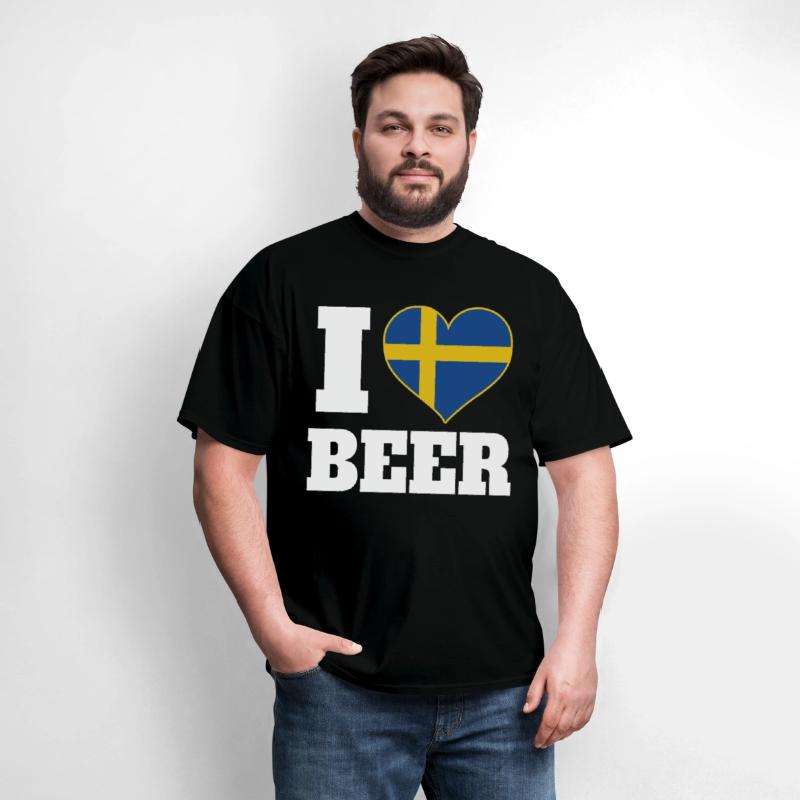 I Love Beer And Sweden Patriotic Expression