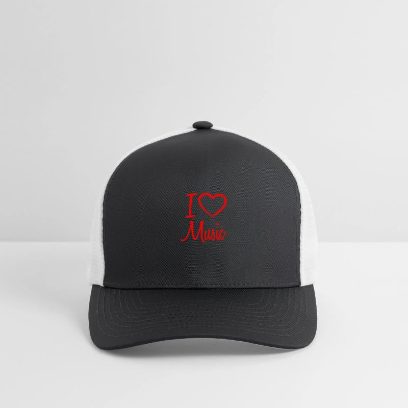 I Love Music Letters Heart Quote Dance Party Logo