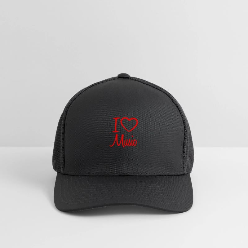 I Love Music Letters Heart Quote Dance Party Logo