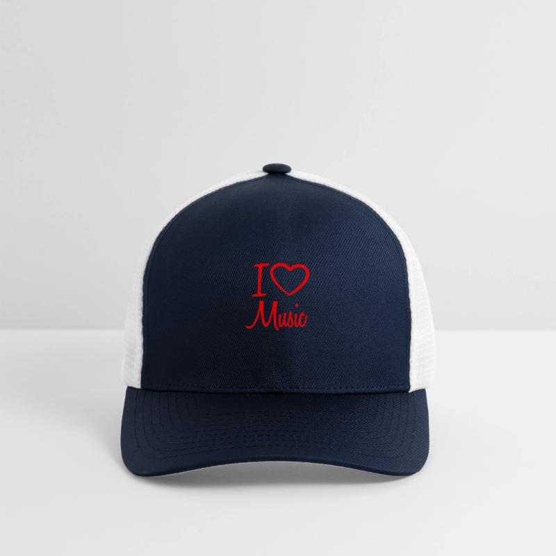 I Love Music Letters Heart Quote Dance Party Logo
