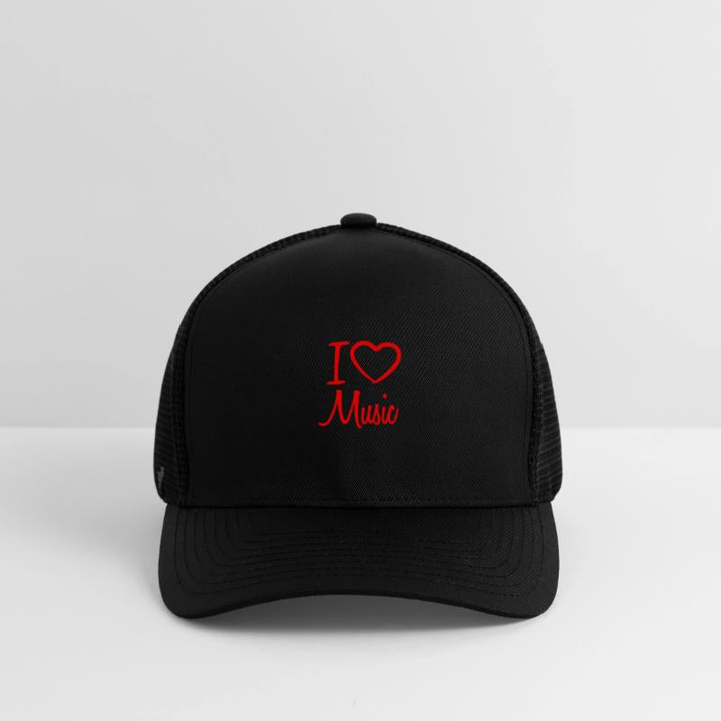 I Love Music Letters Heart Quote Dance Party Logo