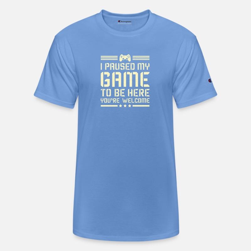 I Paused my game to be here