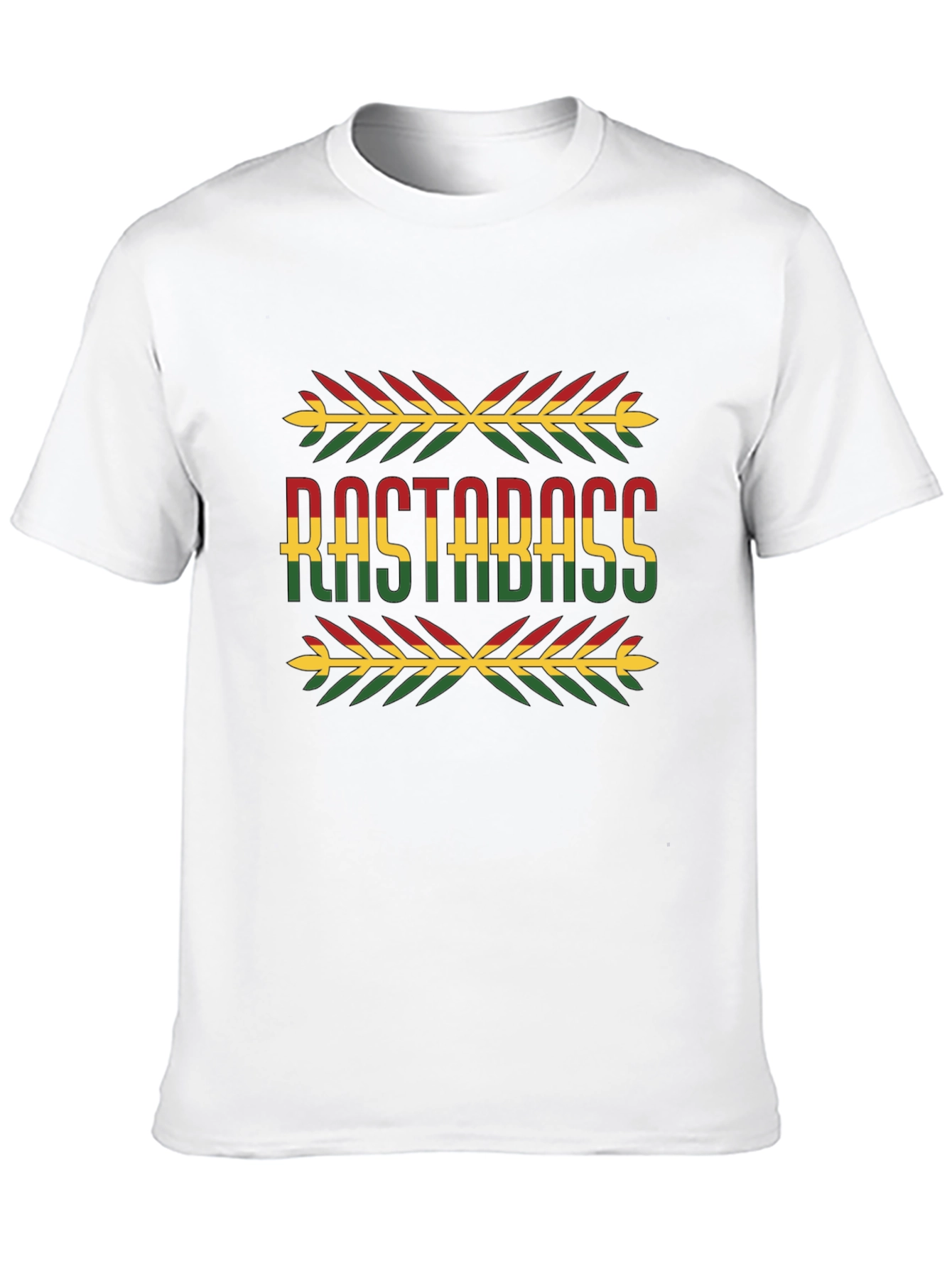 Rasta Bass Tee - Reggae Style Graphic T-Shirt