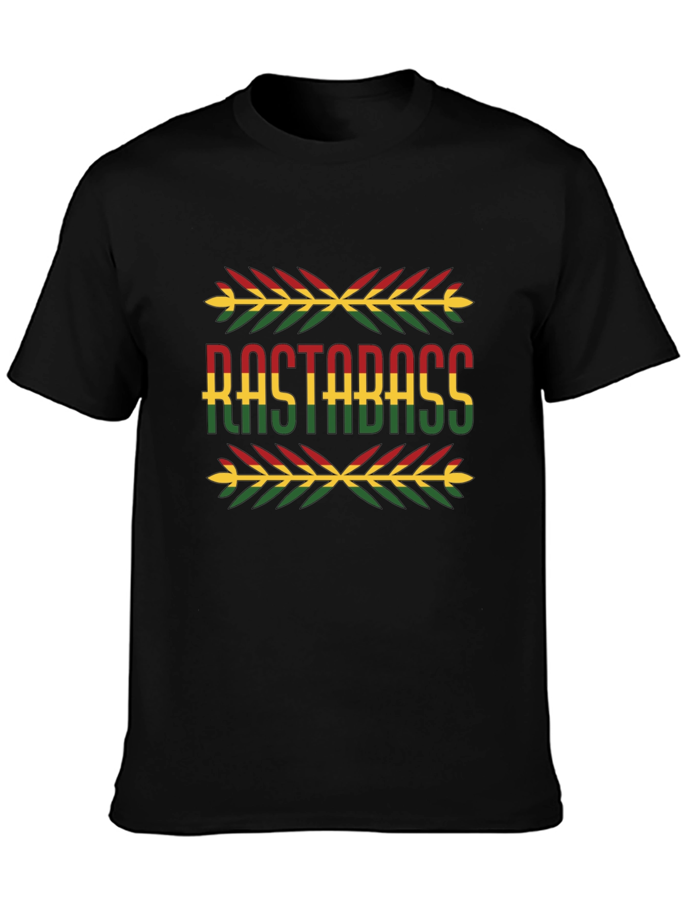 Rasta Bass Tee - Reggae Style Graphic T-Shirt