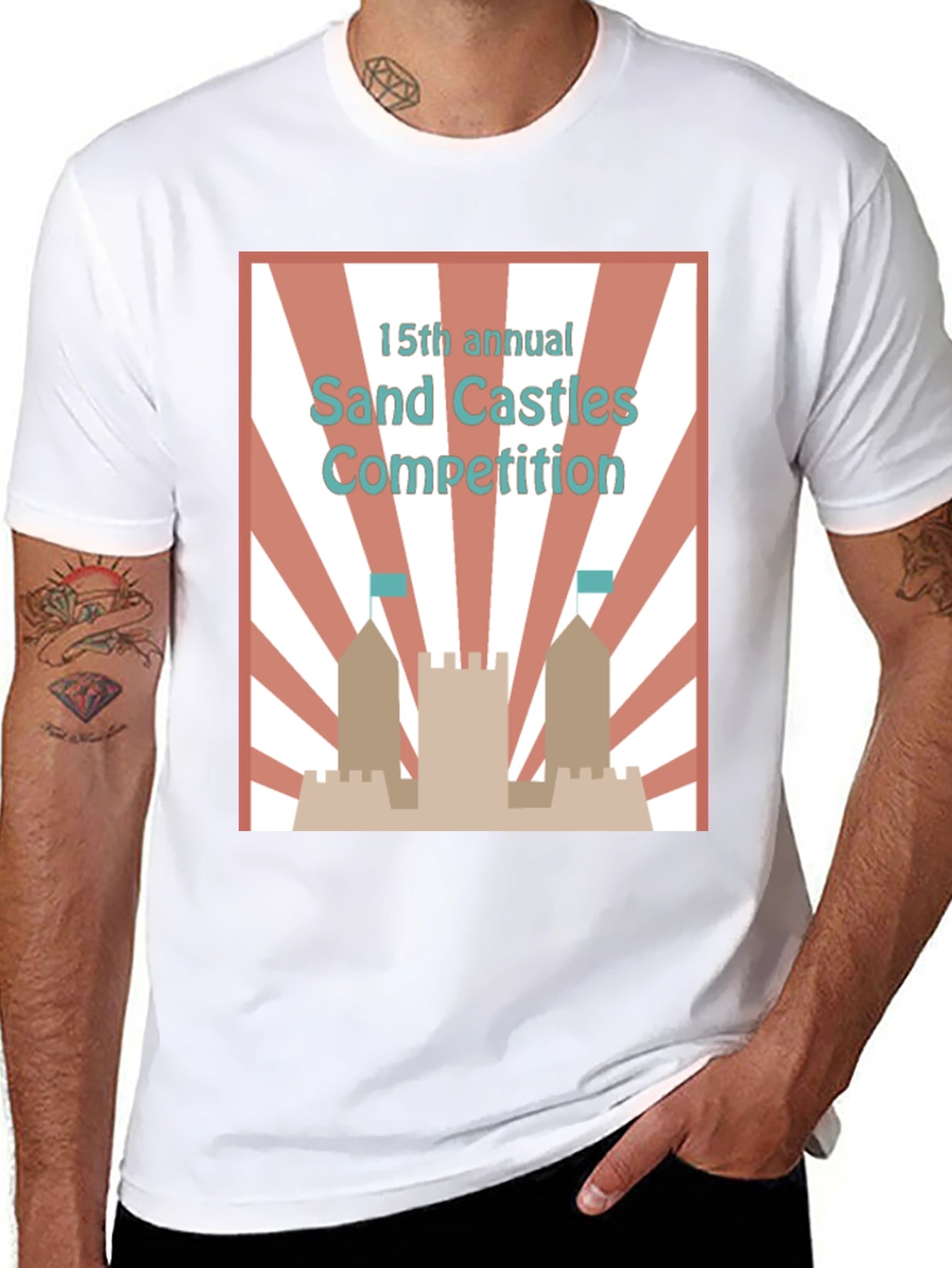 Sand Castles Competition Tee