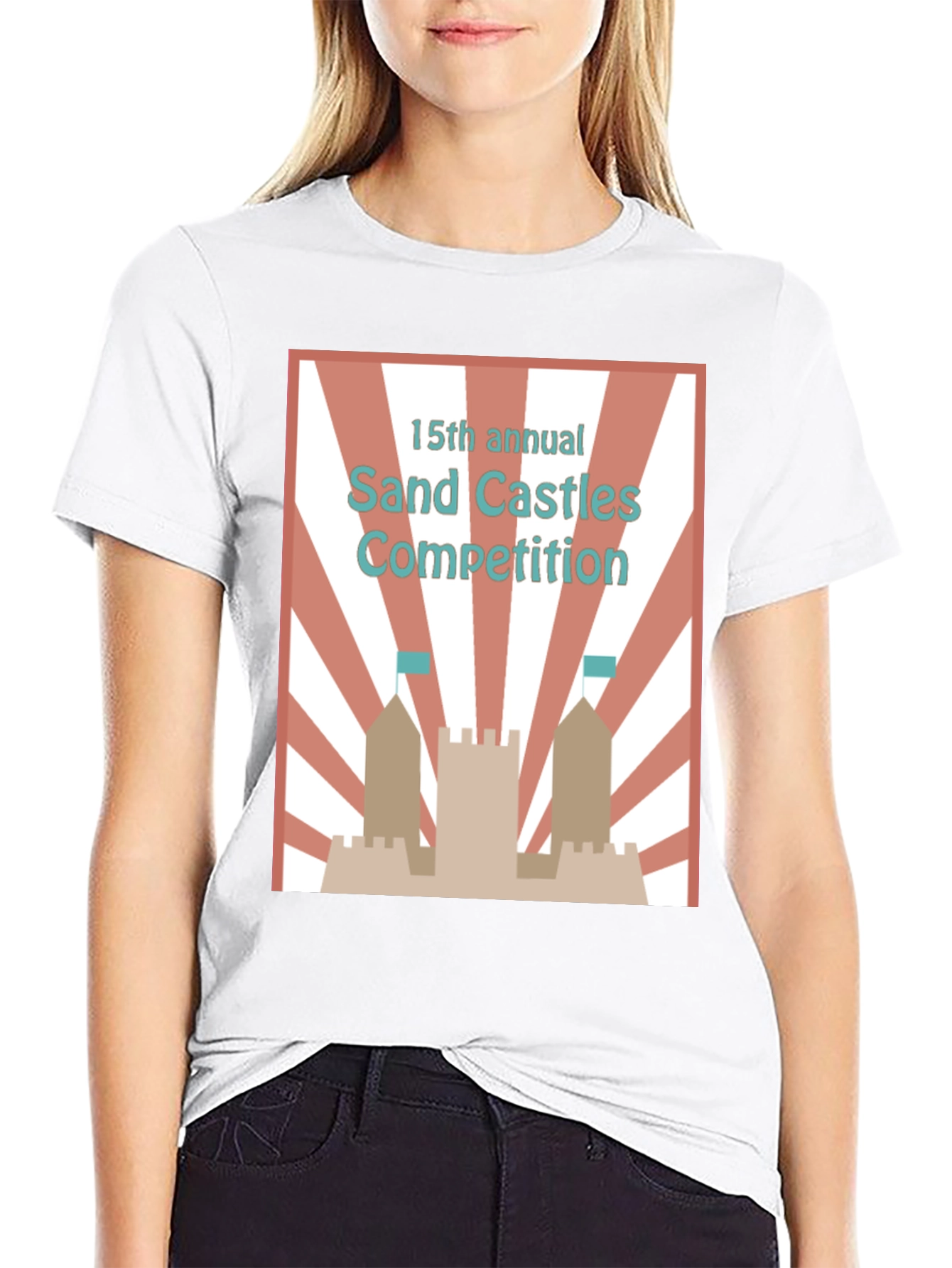 Sand Castles Competition Tee
