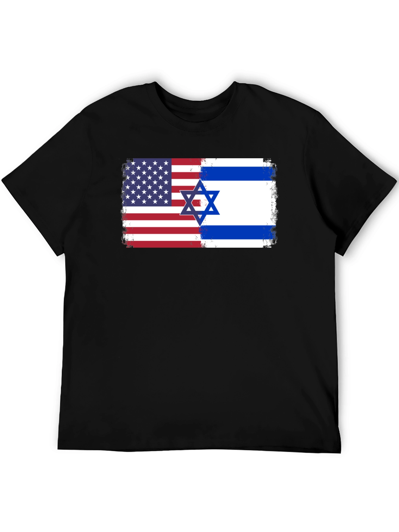 USA Israel Flag Graphic T-Shirt