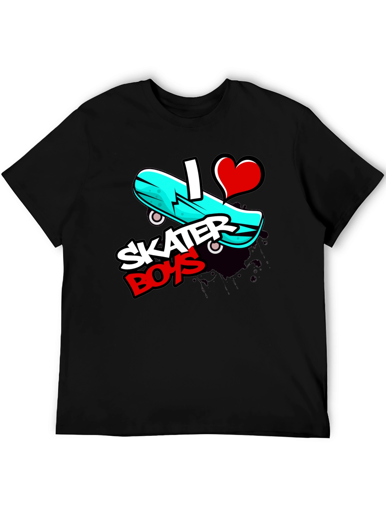 I Love Skater Boys Graphic Tee