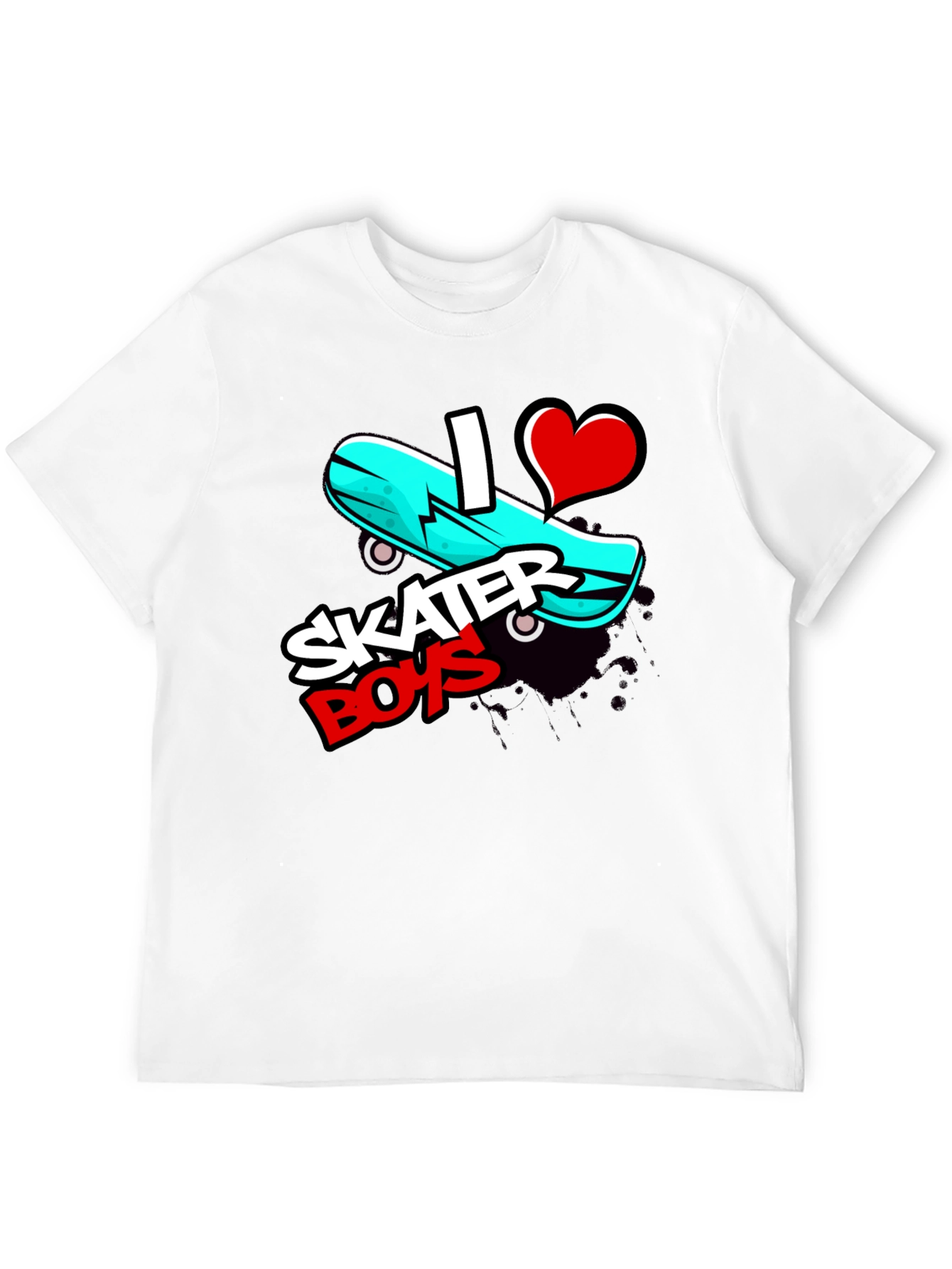 I Love Skater Boys Graphic Tee