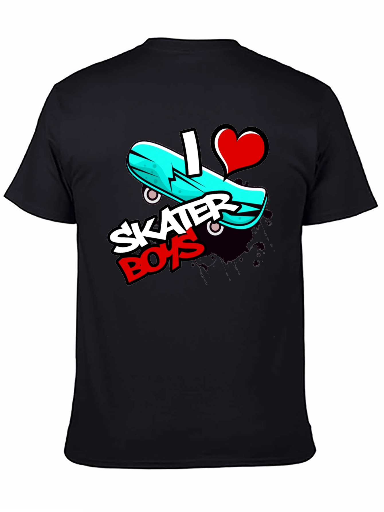 I Love Skater Boys Graphic Tee