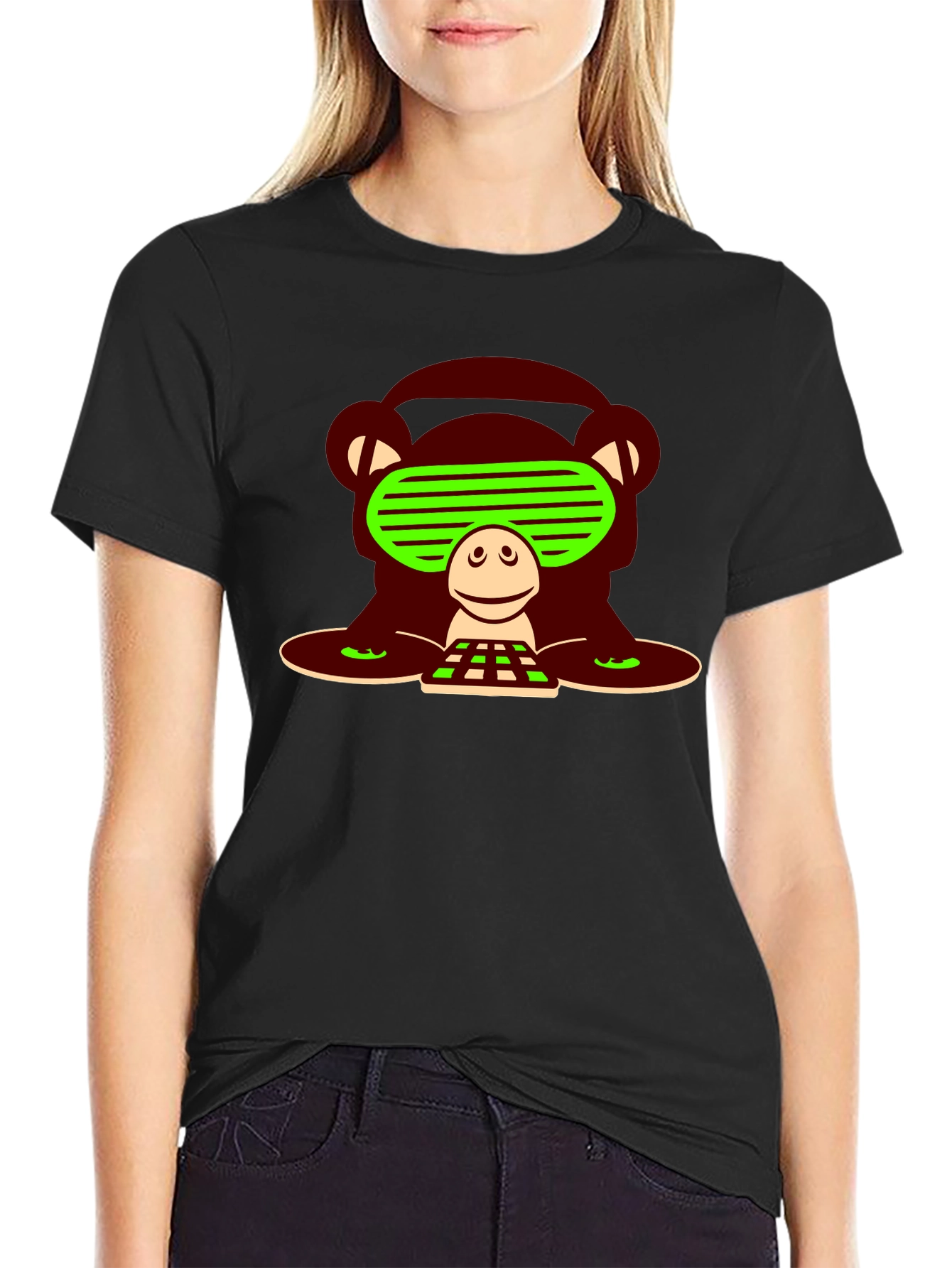 DJ Monkey Graphic T-Shirt