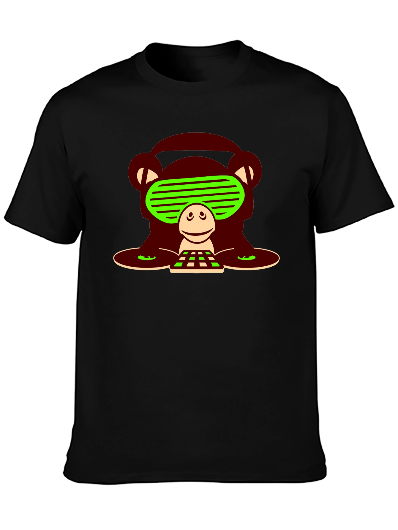 DJ Monkey Graphic T-Shirt
