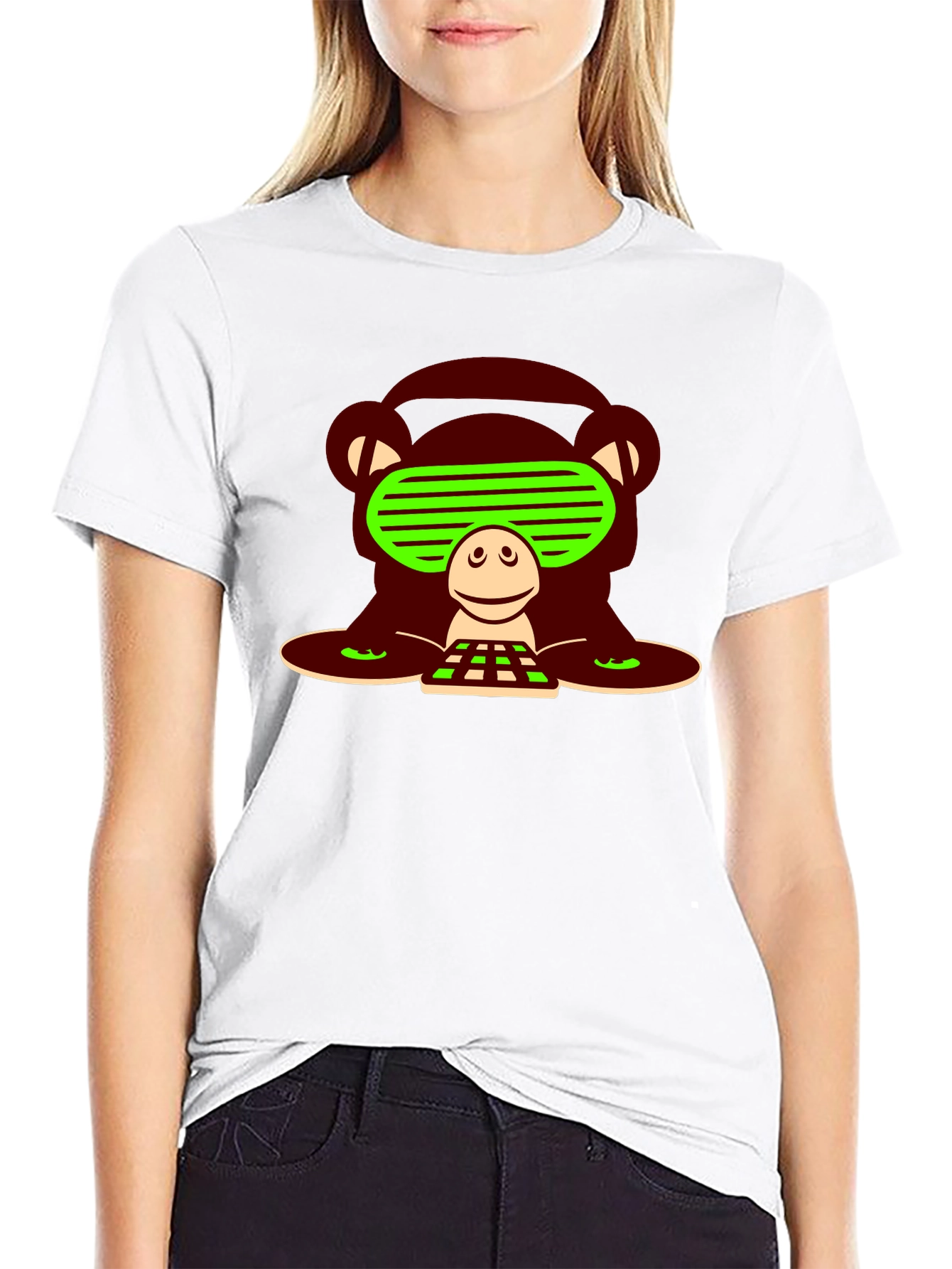 DJ Monkey Graphic T-Shirt