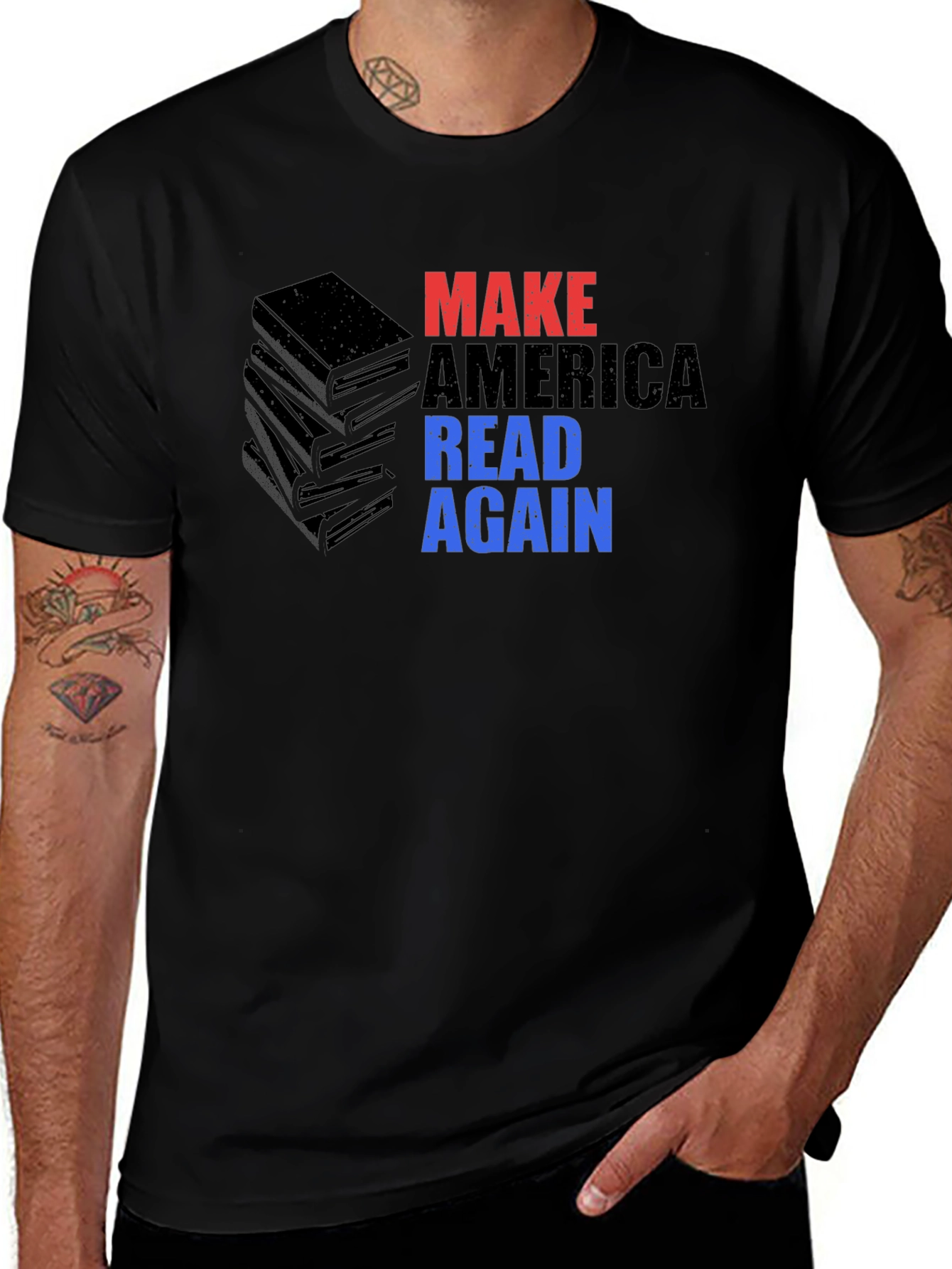 Make America Read Again Graphic Tee