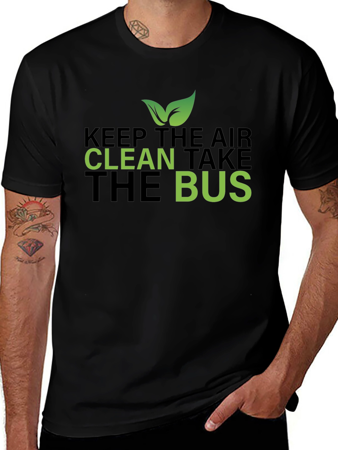 Eco-Friendly Take The Bus Graphic Tee