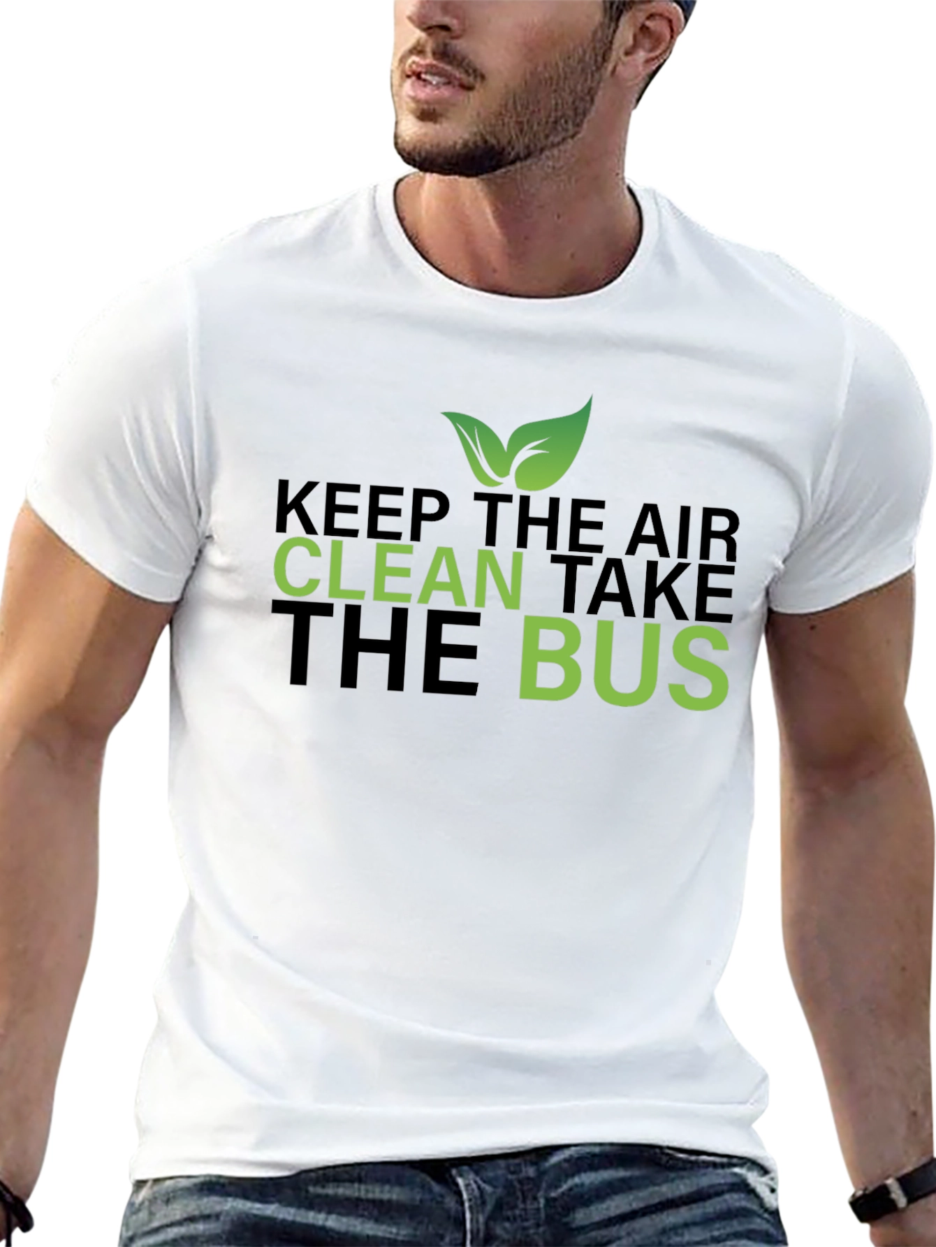 Eco-Friendly Take The Bus Graphic Tee