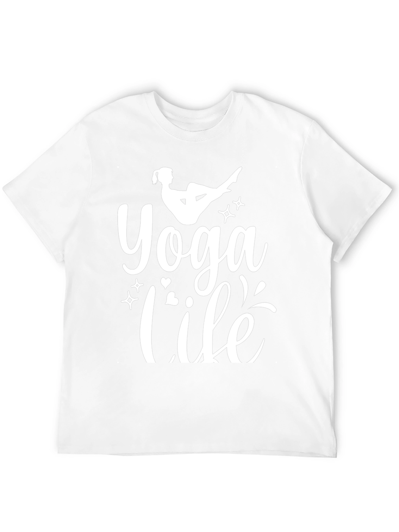 Yoga Life Black Graphic T-Shirt
