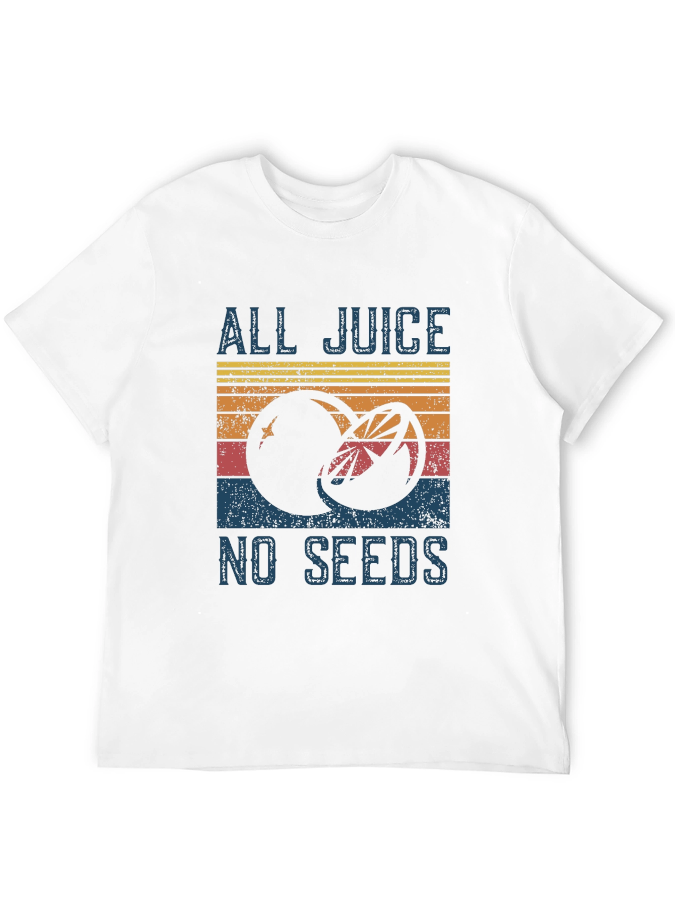 All Juice No Seeds Graphic T-Shirt - Retro Style