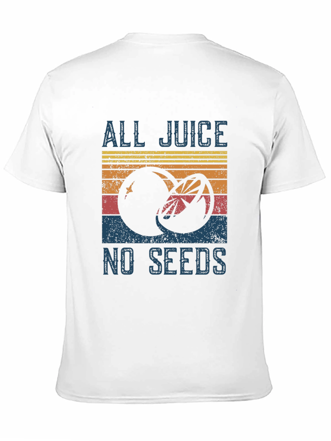All Juice No Seeds Graphic T-Shirt - Retro Style