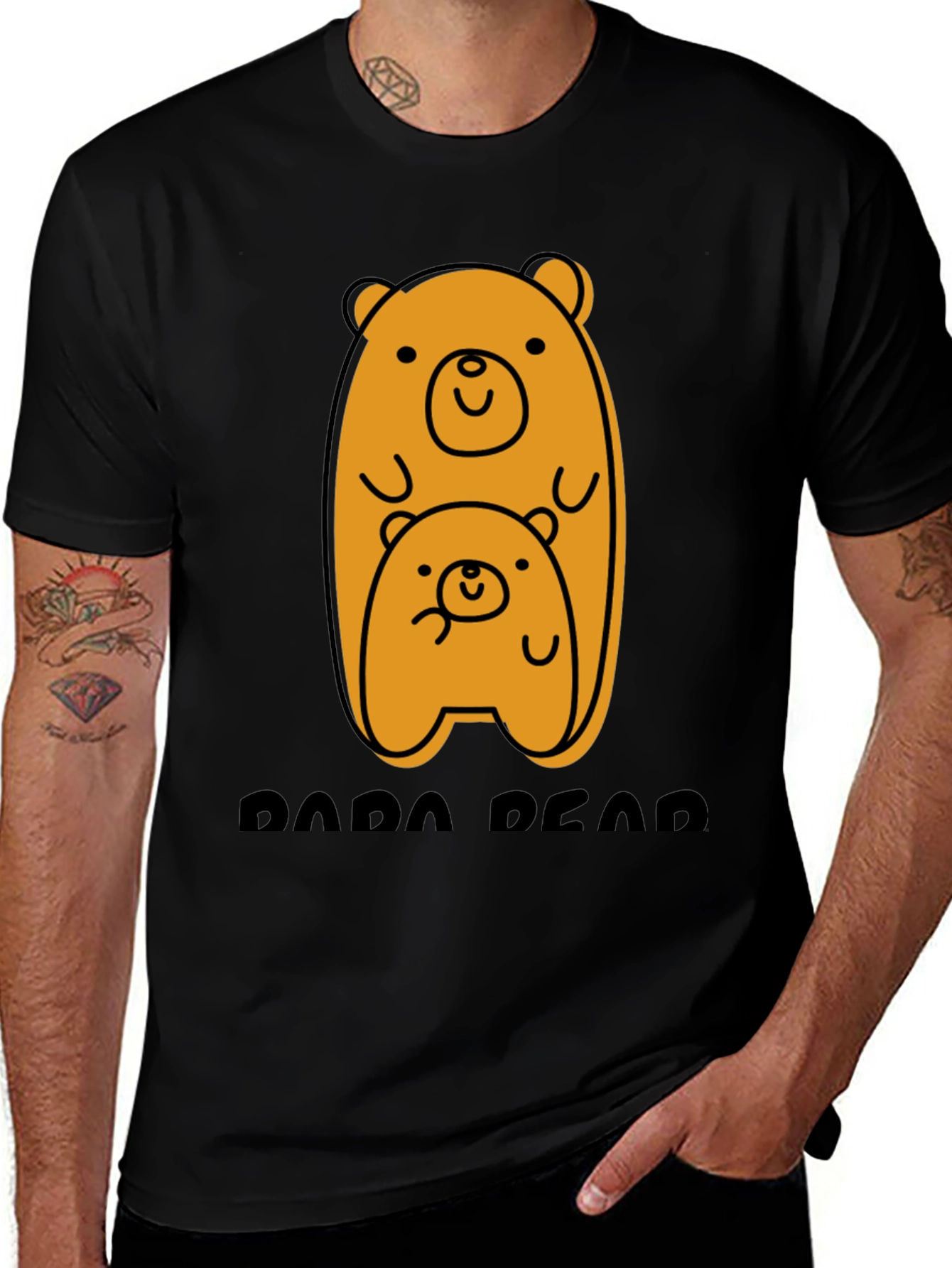 Papa Bear T-Shirt - Cute Graphic Tee