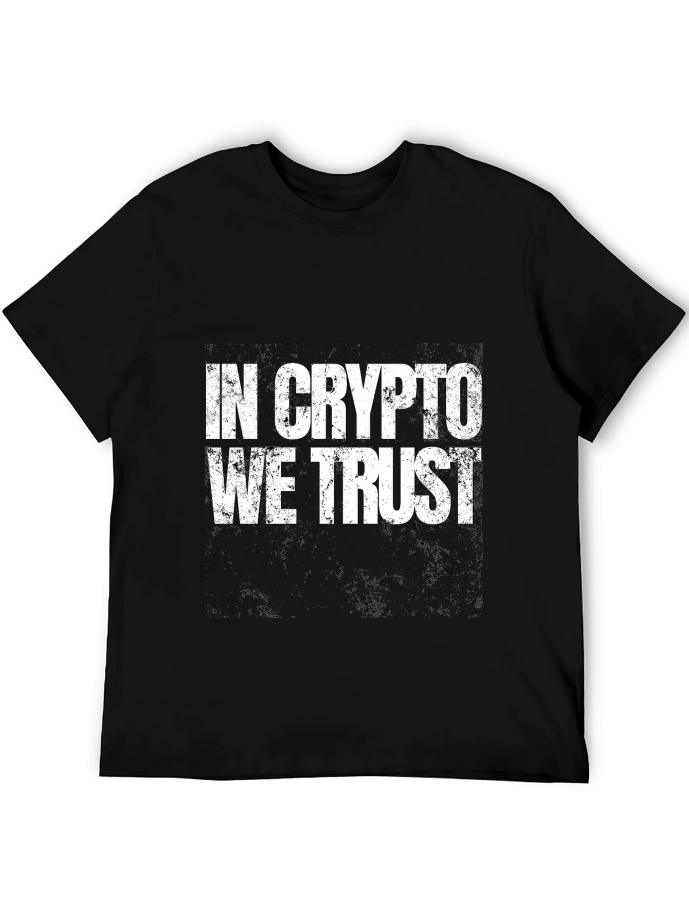 In Crypto We Trust Black T-Shirt