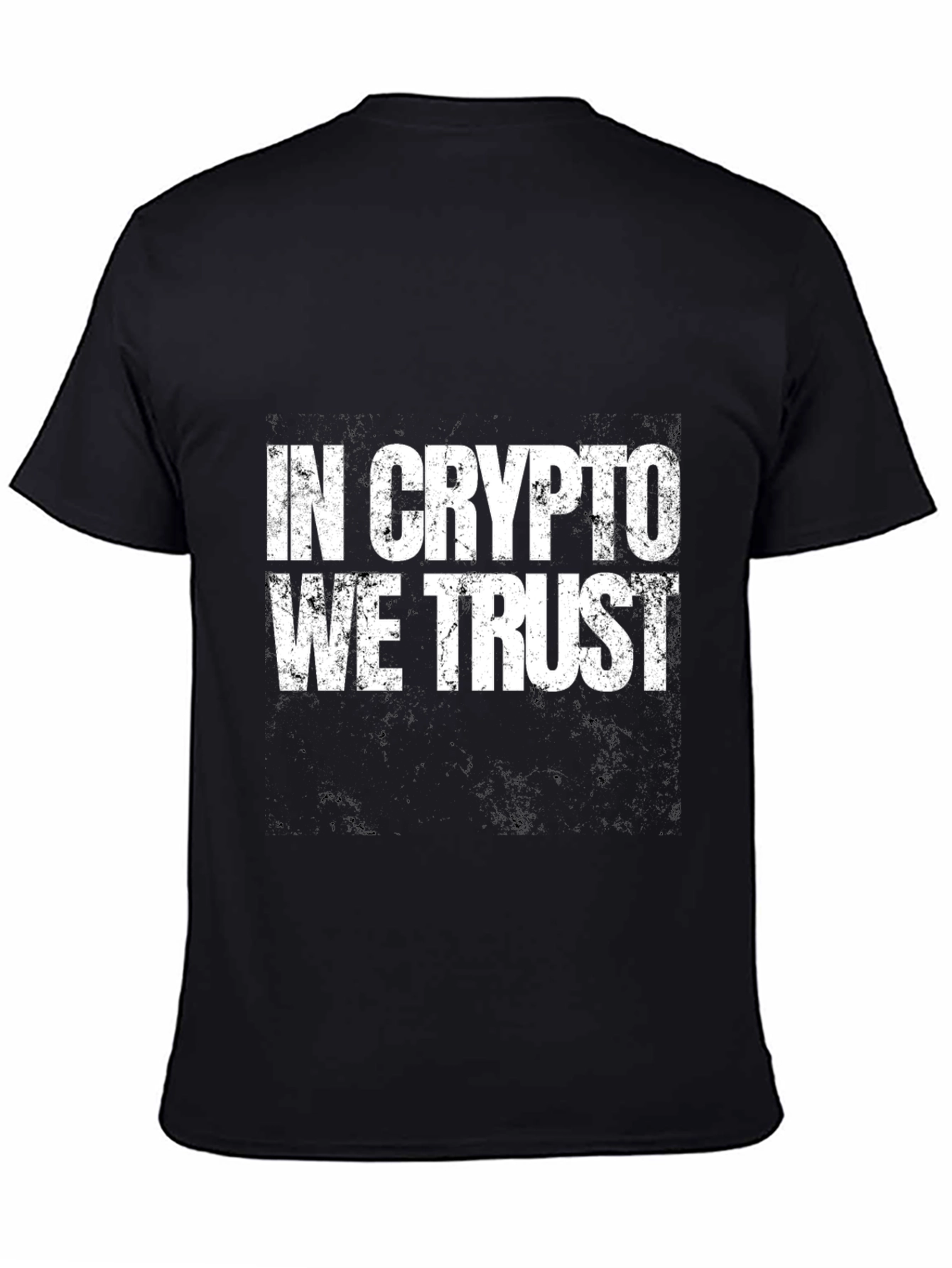In Crypto We Trust Black T-Shirt