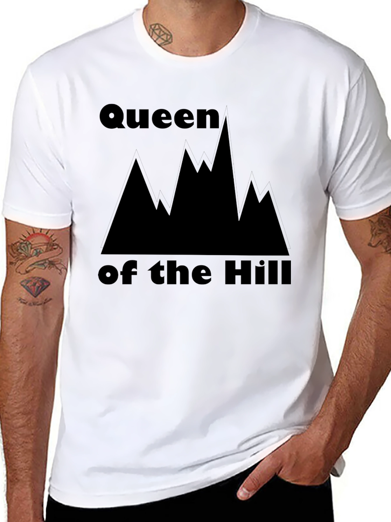 Queen of the Hill Graphic Tee - Black