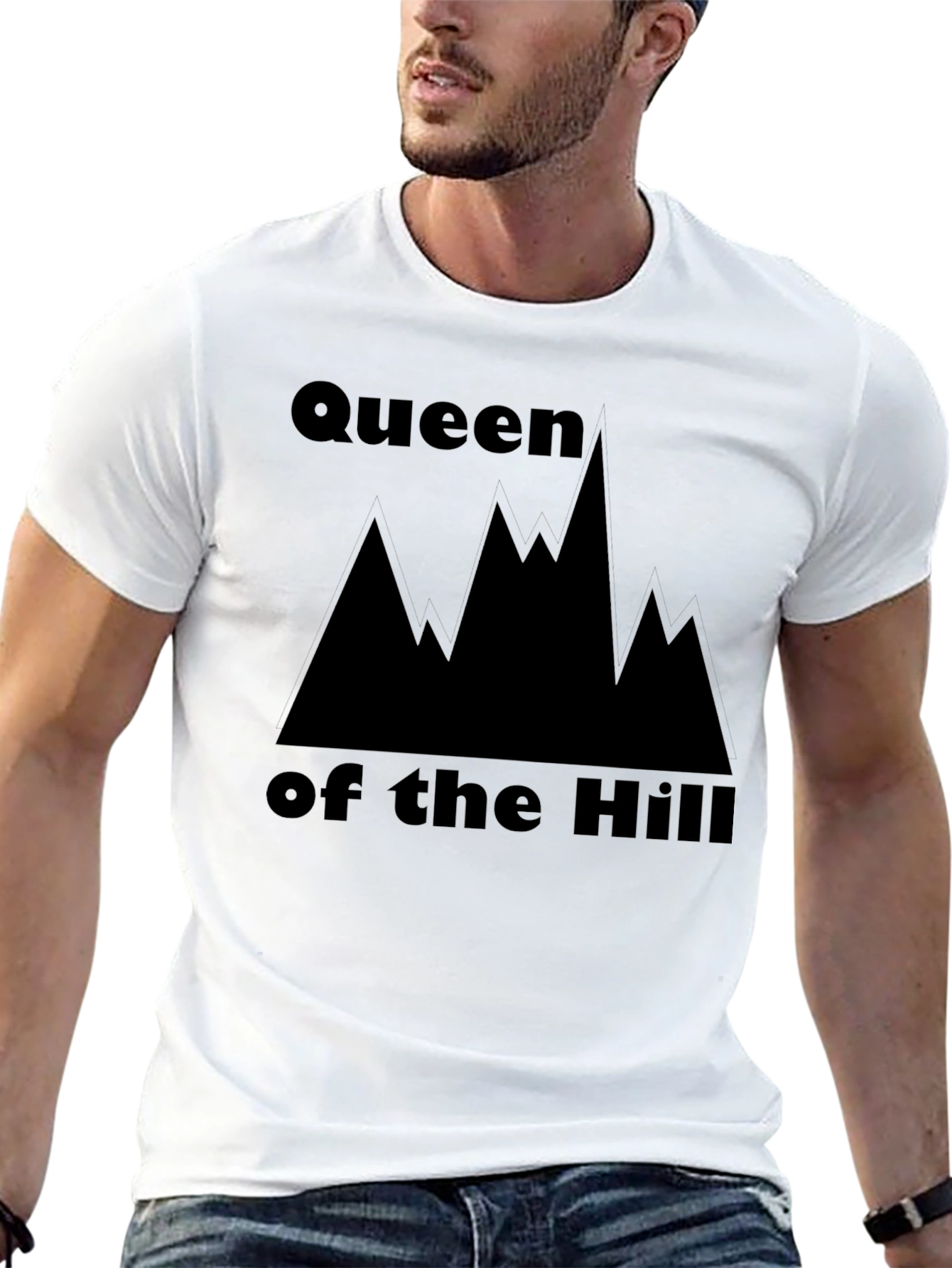 Queen of the Hill Graphic Tee - Black
