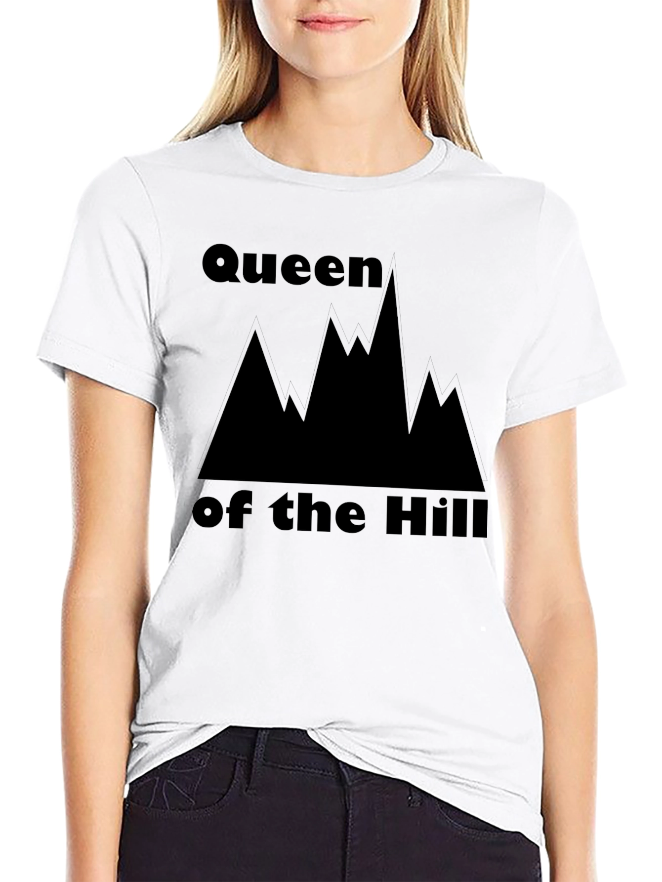Queen of the Hill Graphic Tee - Black