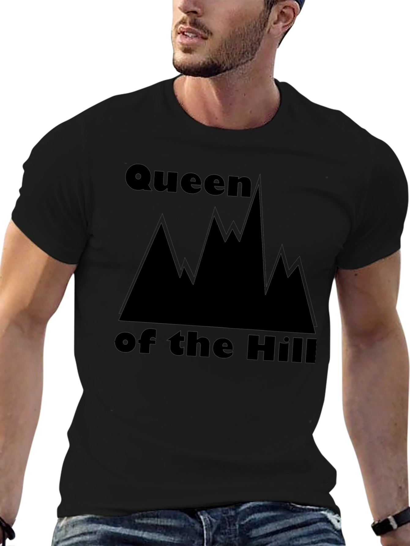 Queen of the Hill Graphic Tee - Black