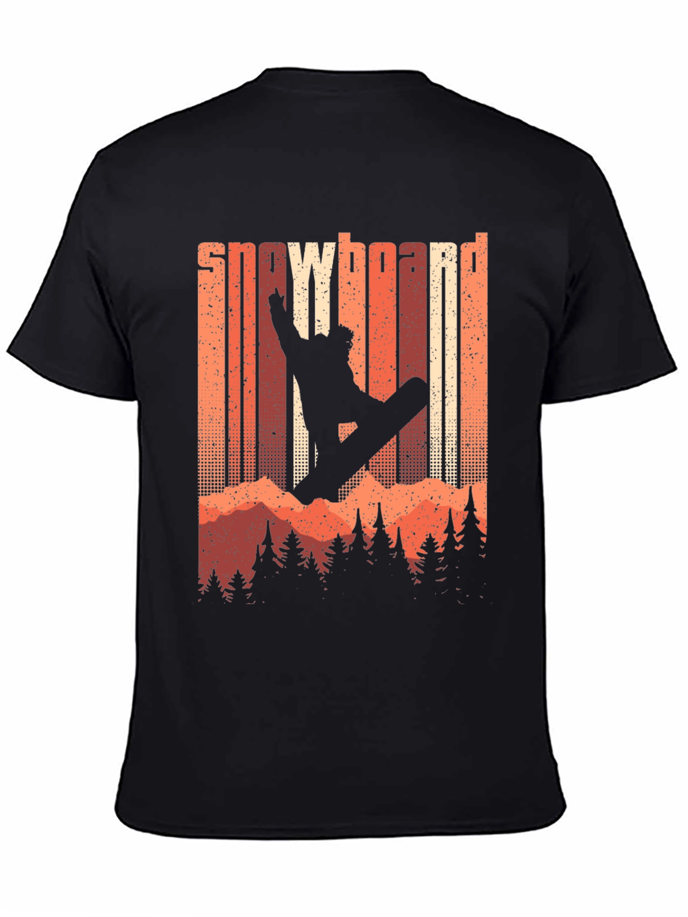 Snowboard Retro Graphic Tee