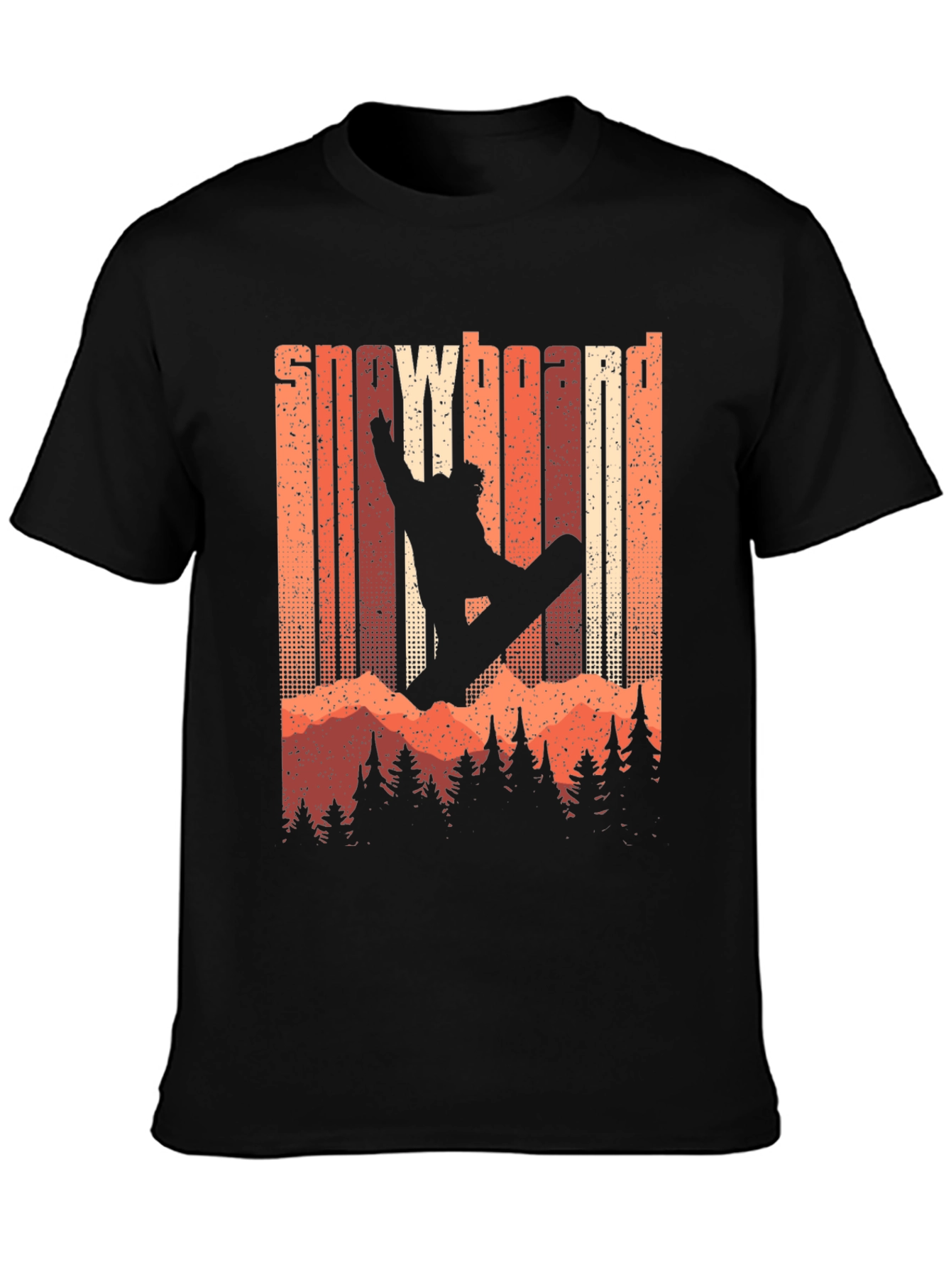 Snowboard Retro Graphic Tee