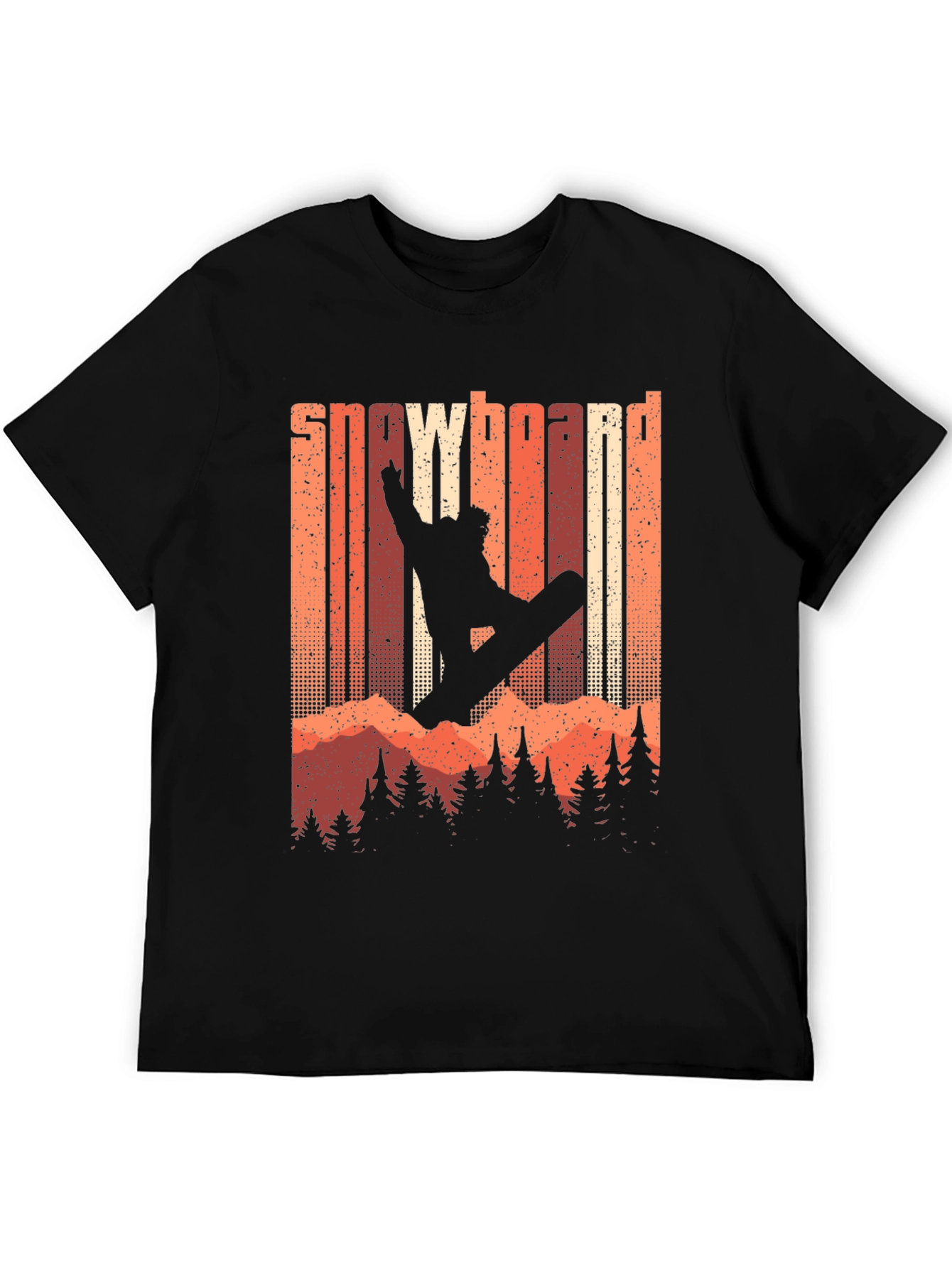 Snowboard Retro Graphic Tee