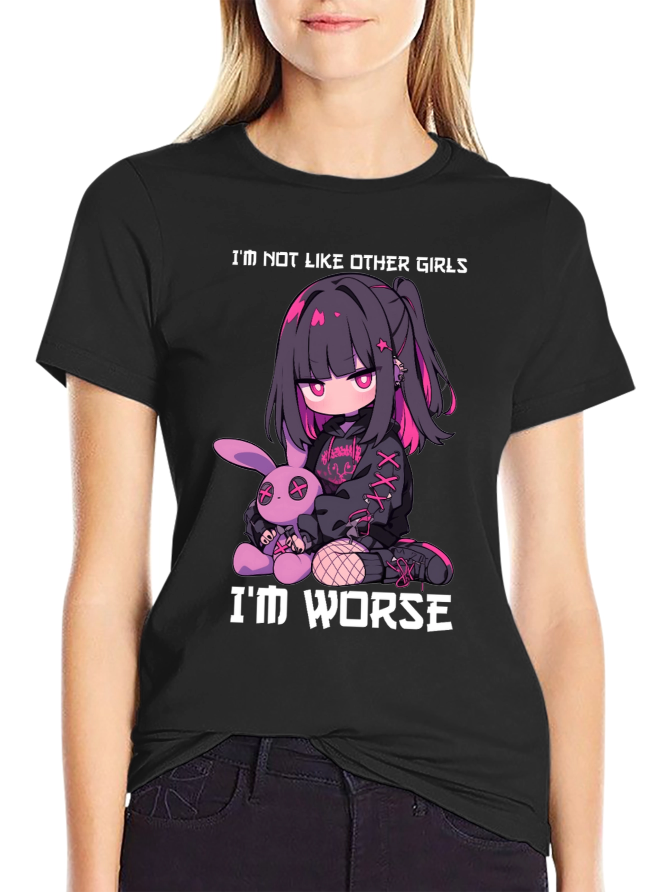 Im Not Like Other Girls - Goth Anime T-Shirt