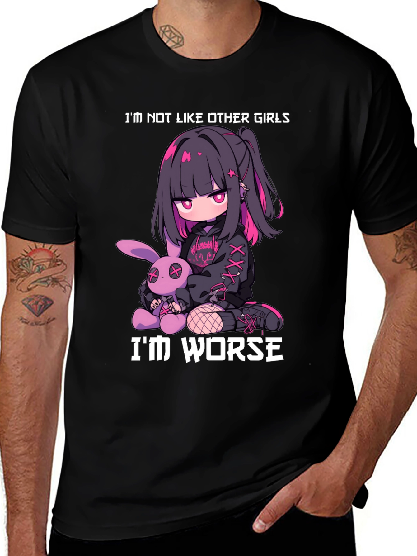 Im Not Like Other Girls - Goth Anime T-Shirt