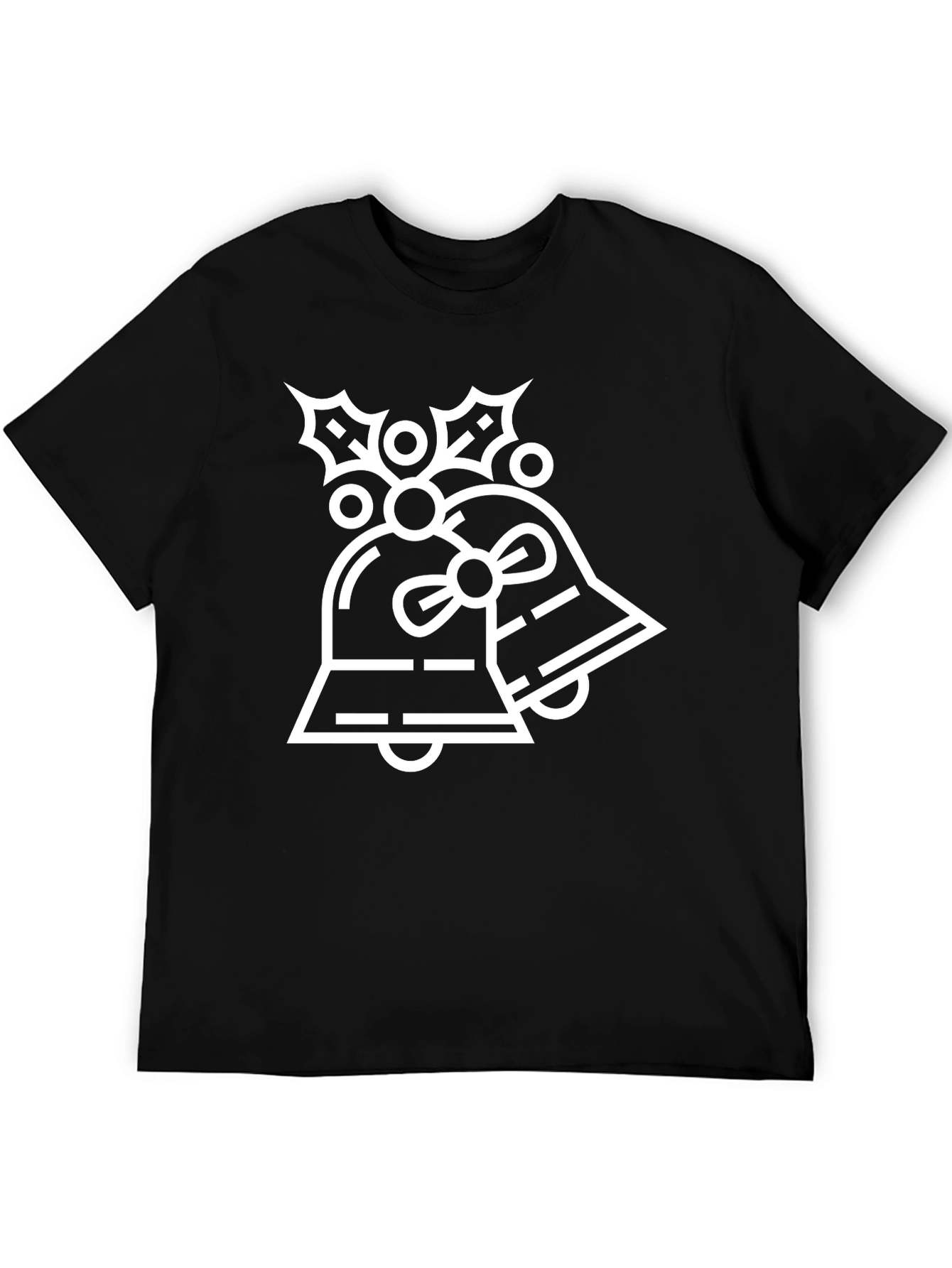 Festive Bells Graphic Tee - Black