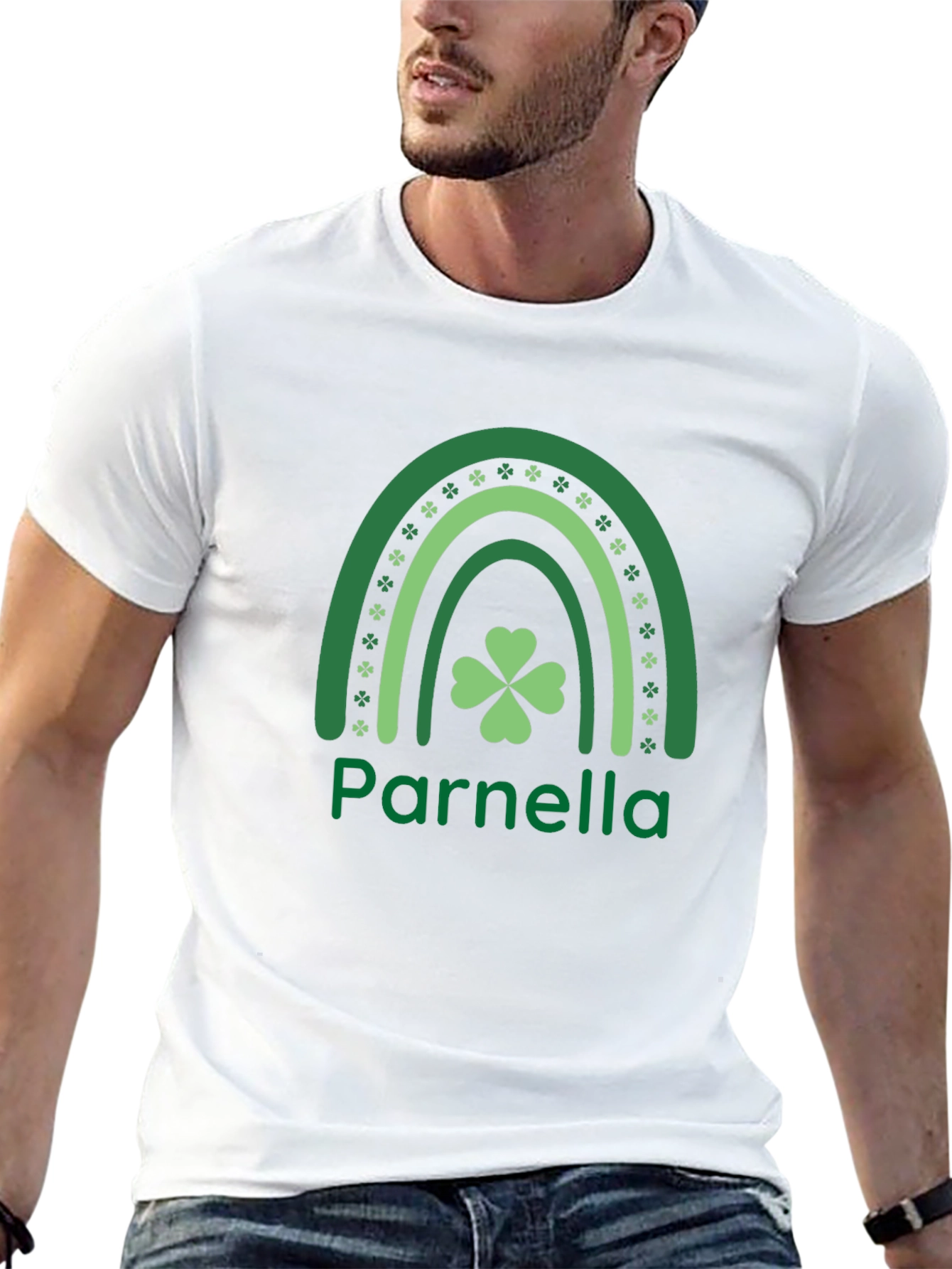 Parnella St. Patricks Day Rainbow T-Shirt