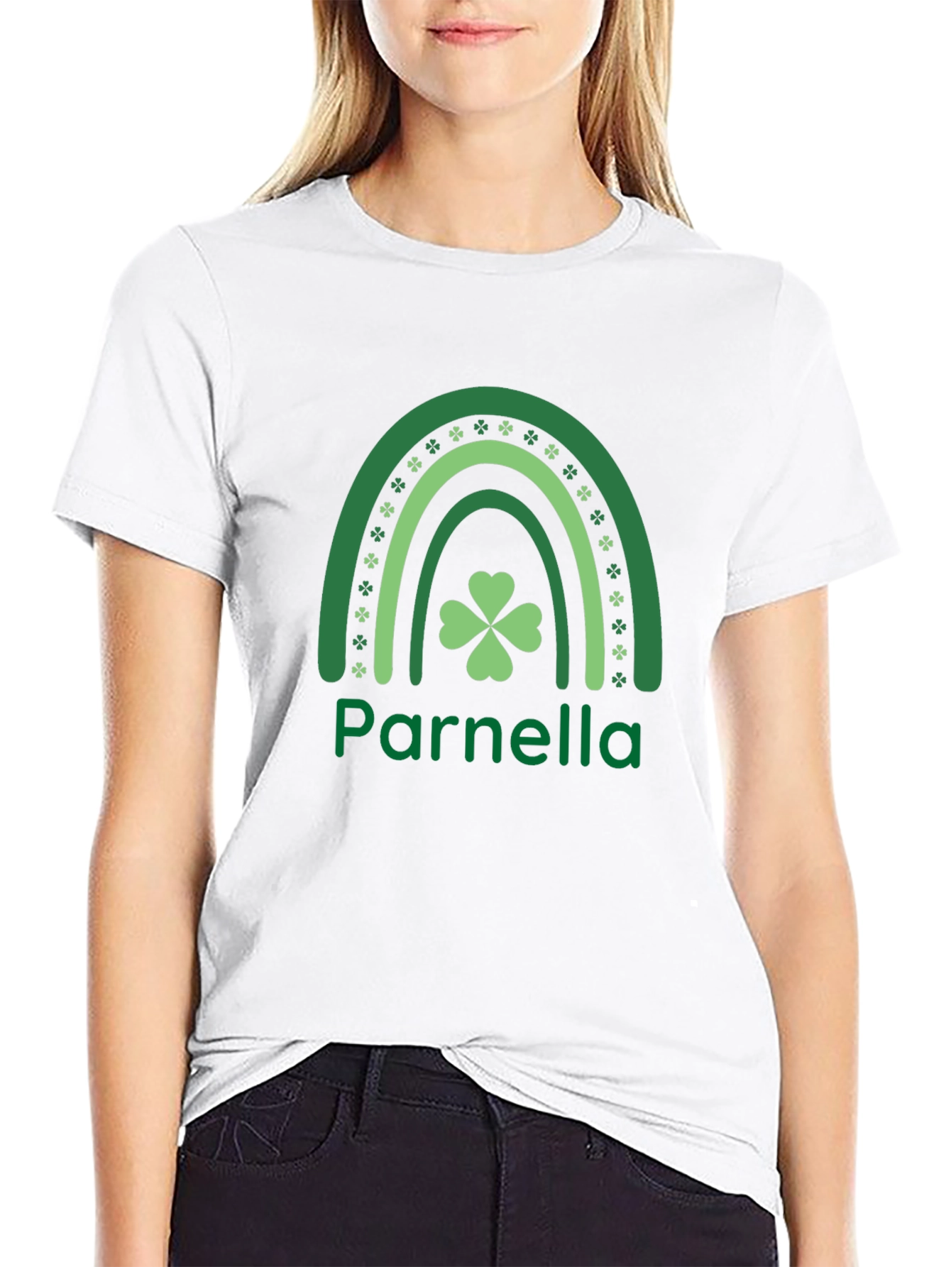 Parnella St. Patricks Day Rainbow T-Shirt