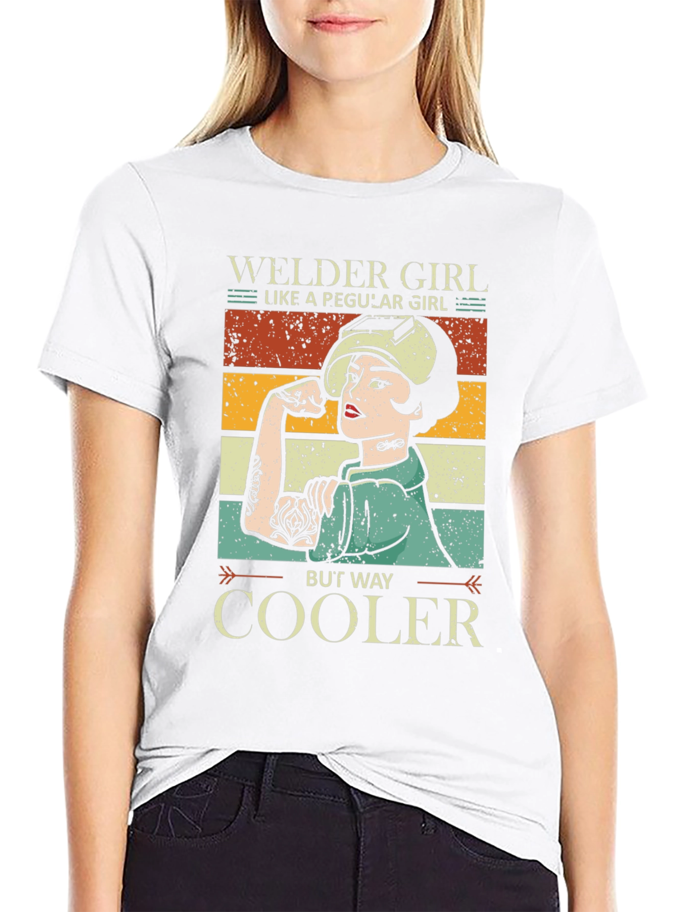 Welder Girl T-Shirt - Strong Female Welder Tee