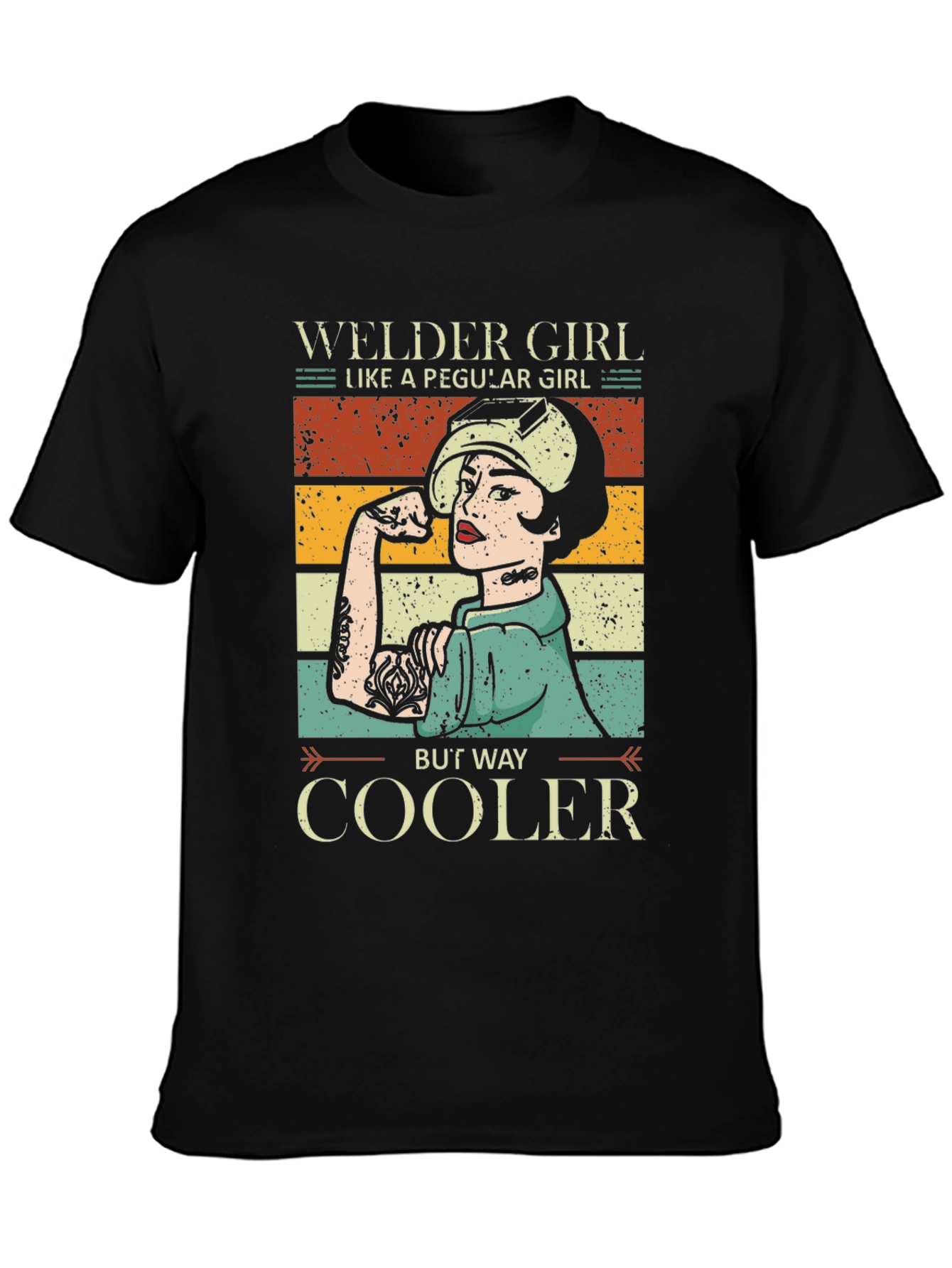 Welder Girl T-Shirt - Strong Female Welder Tee